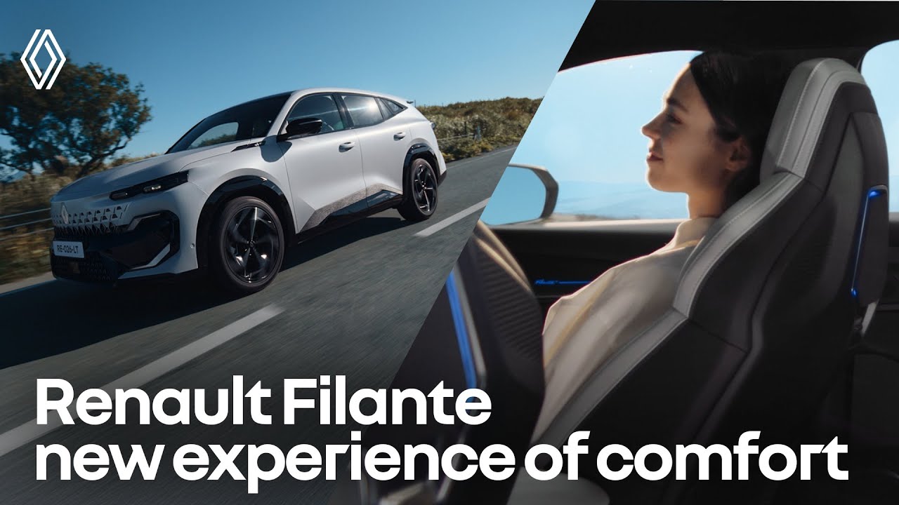 ⁣Renault Filante full hybrid E-Tech : a new experience of comfort