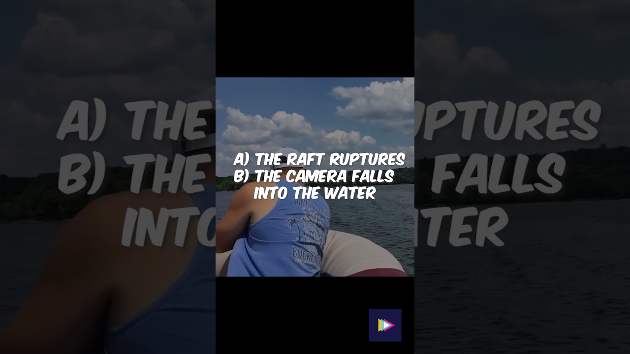 EPIC INFLATABLE BOAT ACCIDENT CAUGHT ON CAMERA! 😲 