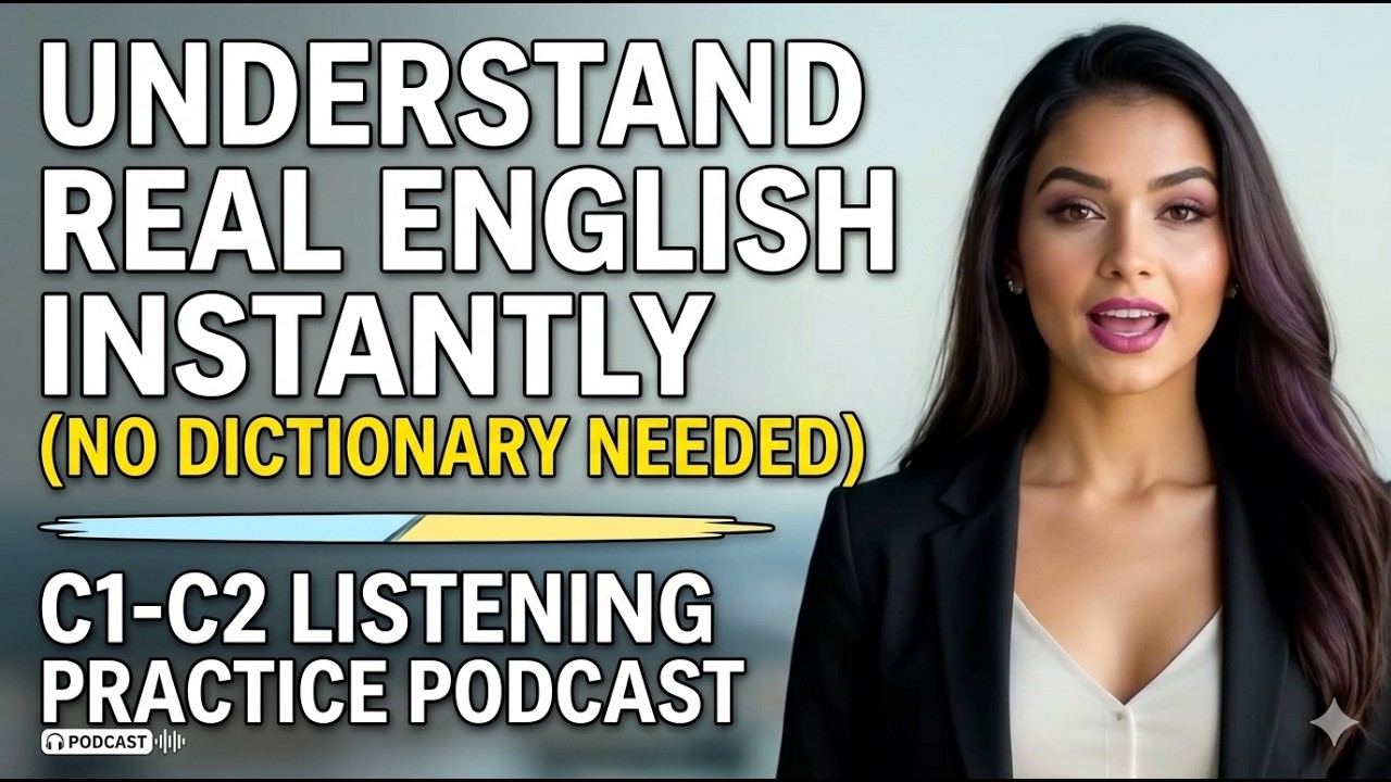 No Dictionary Understand Real English Instantly No Dictionary Needed C1 C2 Listening ...