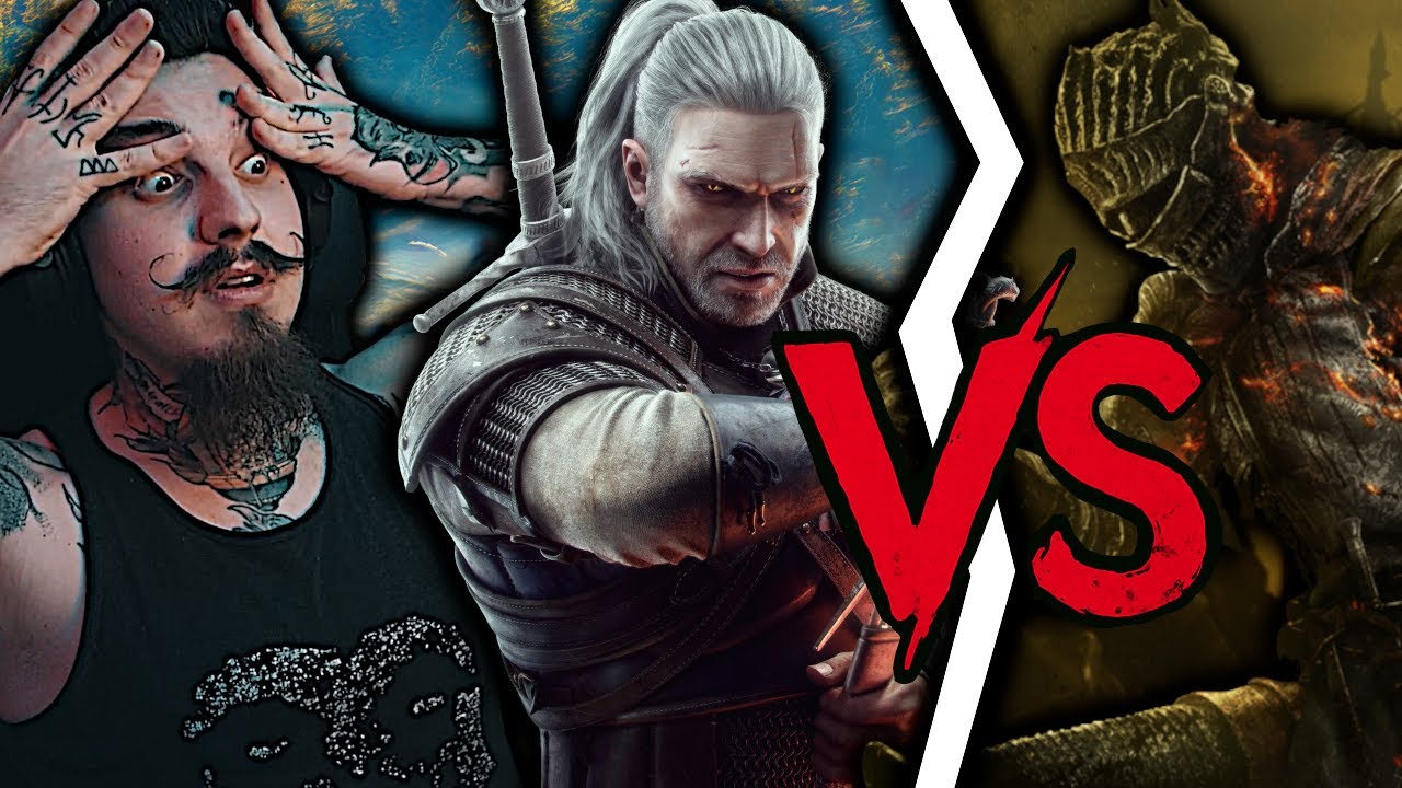 Gracz Wiedźmina 3 vs Dark Souls 3