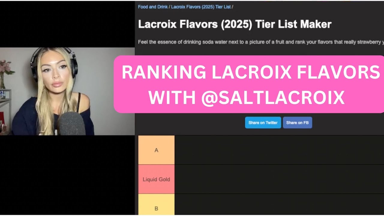 Ranking LaCroix Flavors