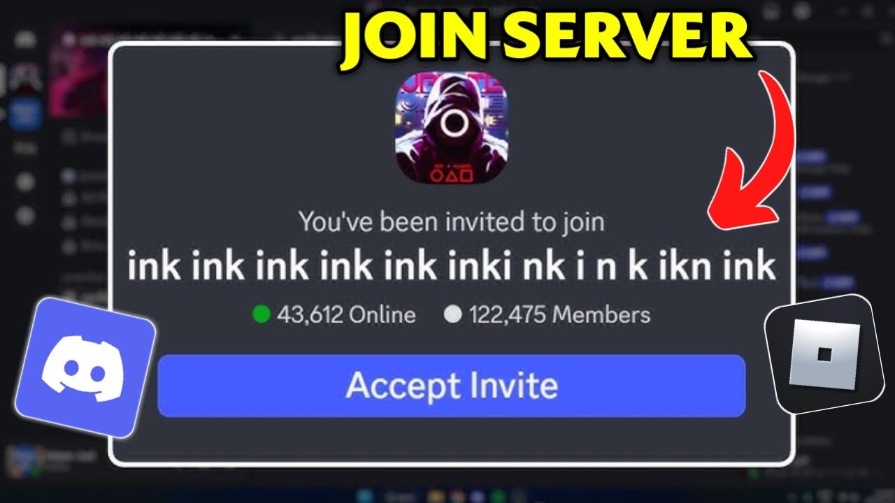 Как присоединиться к Discord-серверу Ink Game на ПК | Как присоединиться к Discord-серверу Roblox...