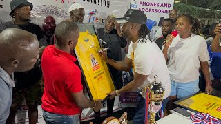 Bebe Cool ne Full Figure Bagabye Emidali ku Memorial Football Tournament ya Isma Olaxess