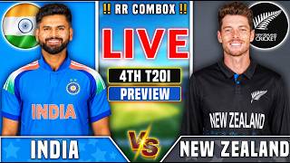 🔴IND vs NZ 4th T20 Live Fan Discussion | India vs New Zealand 2026 | Live Match Today, RR COM BOX |