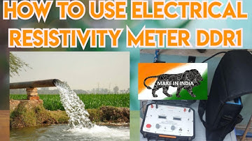 DDR1 Resistivity meter for Ground water #video #groundwater #resistivity #hydrology #geophysics