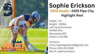 Sophie Erickson Pipe City 2025 Highlight Reel