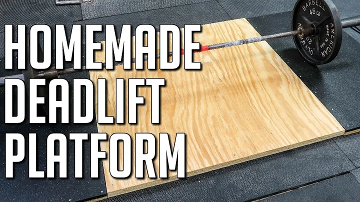 How to Make a Portable Deadlift Platform (DIY Weightlifting Platform)