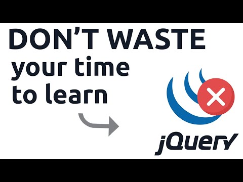 Don't waste your time to learn jquery in 2023 | End of jQuery | #jquery #javascriptframework