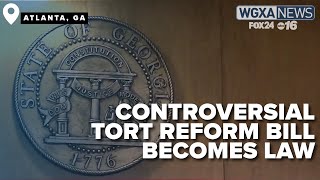 Controversial tort reform bill will now become law in Georgia despite critics