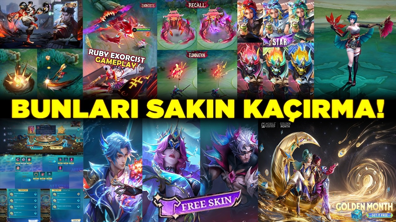 MLBB 2026 FREE ALLSTAR SKIN EXORCIST EVENT GAMEPLAY YENİ YILDIZ ÜYELİKLER CHOU COLLECTOR VE DAHASI