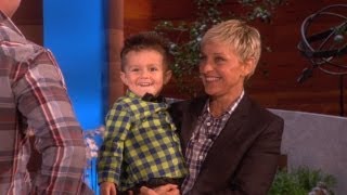 Exclusive! Ellen Meets a Cute Kid!