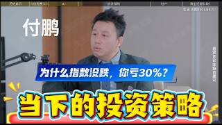 【完整版】付鹏——当下的投资策略是什么？为什么指数没跌，你先亏30%？