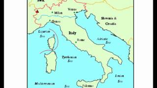 Name and identify seas around Europe