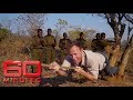 Aussie reporter attempts African rangers training exercise | 60 Minutes Australia