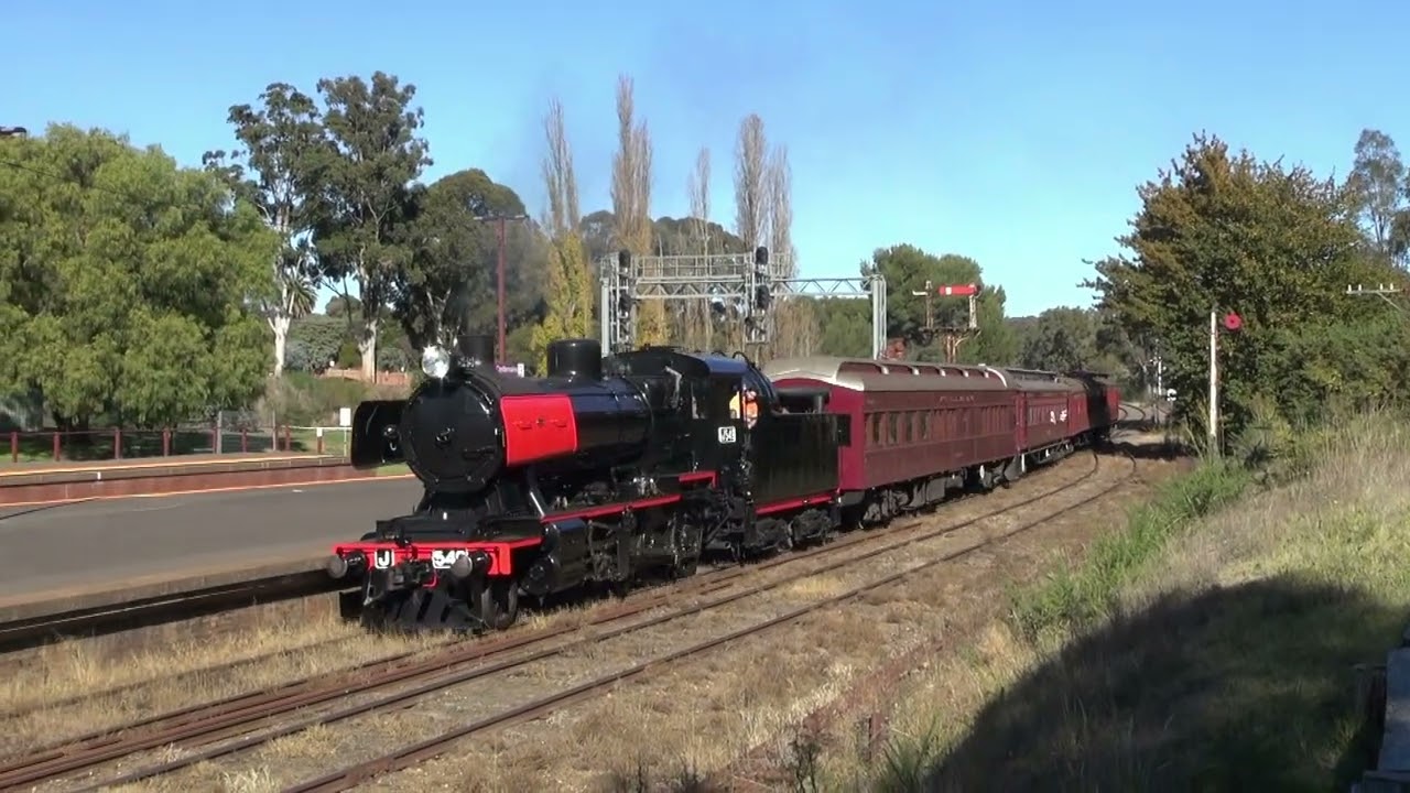 Victorian Goldfields Railway - Return to Service of J549, May 2024