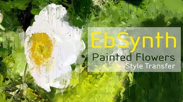 Ebsynth AI Style transfer animations from a single Photoshop image.