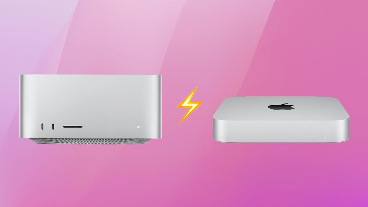 Mac Studio vs Mac Mini : notre analyse ! - YouTube