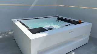 Aquavia Home Spa Hot Tub Construction Timelapse