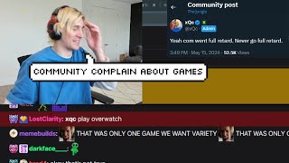 xQc talks about his Twitter Community Drama