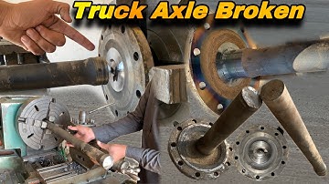 How Mechanic Unimaginable Fixes a Broken Axle Like a Straight Arrow || Double joint work