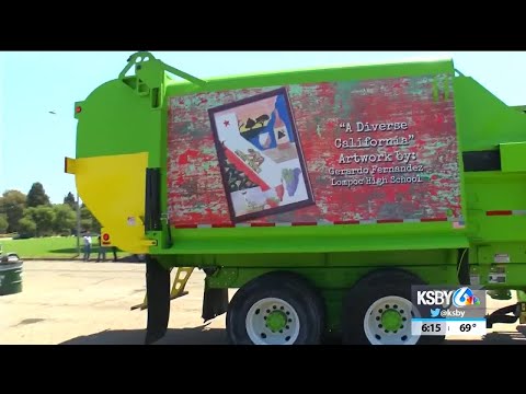 lompoc-unveils-new-garbage-trucks-decorated-with-murals