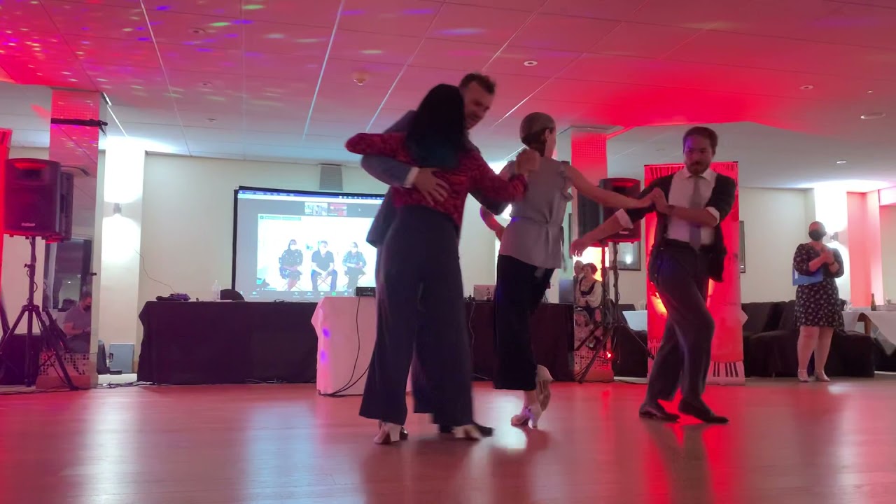 Balbreak 2021 - Balboa teachers demo.  Jo and Mel Calanglang with Jenn Lee and Andreas Olsson