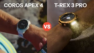 Coros Apex 4 vs Amazfit T-Rex 3 Pro
