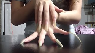Ticklish Claws - Asmr Long Natural Nails Scratching
