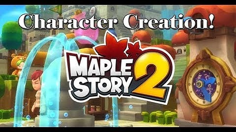 MapleStory 2 Character Creation (Closed Beta)
