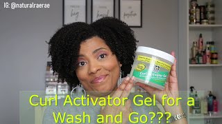 USING CURL ACTIVATOR ON MY TYPE 4 NATURAL HAIR | Long Aid Curl Activator Gel | Demo & Review