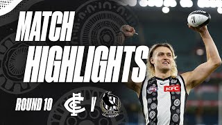 Darcy Moore leads Collingwood to victory over the Blues! | Match Highlights: Round 10 v Carlton