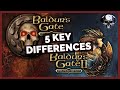 Five Key Differences Between Baldur's Gate 1&2