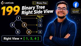 Binary Tree Right Side View | Leetcode 199 – Bangla | Facebook Interview Question