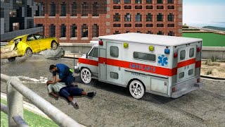 911 Ambulance City Rescue Emergency Driving || Android Gameplay screenshot 5