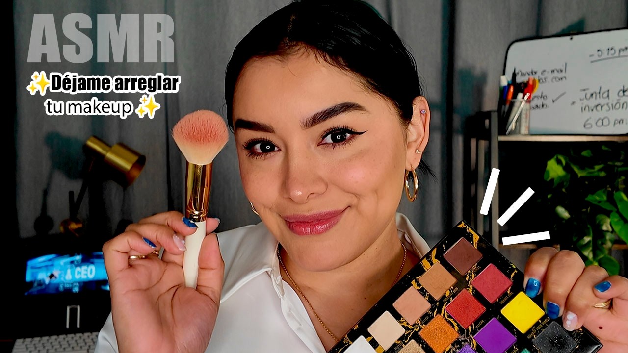 Parte 2 📊 Tu ASISTENTE PERSONAL OBSESIONADA contigo 💻 te maquilla I Ges ASMR