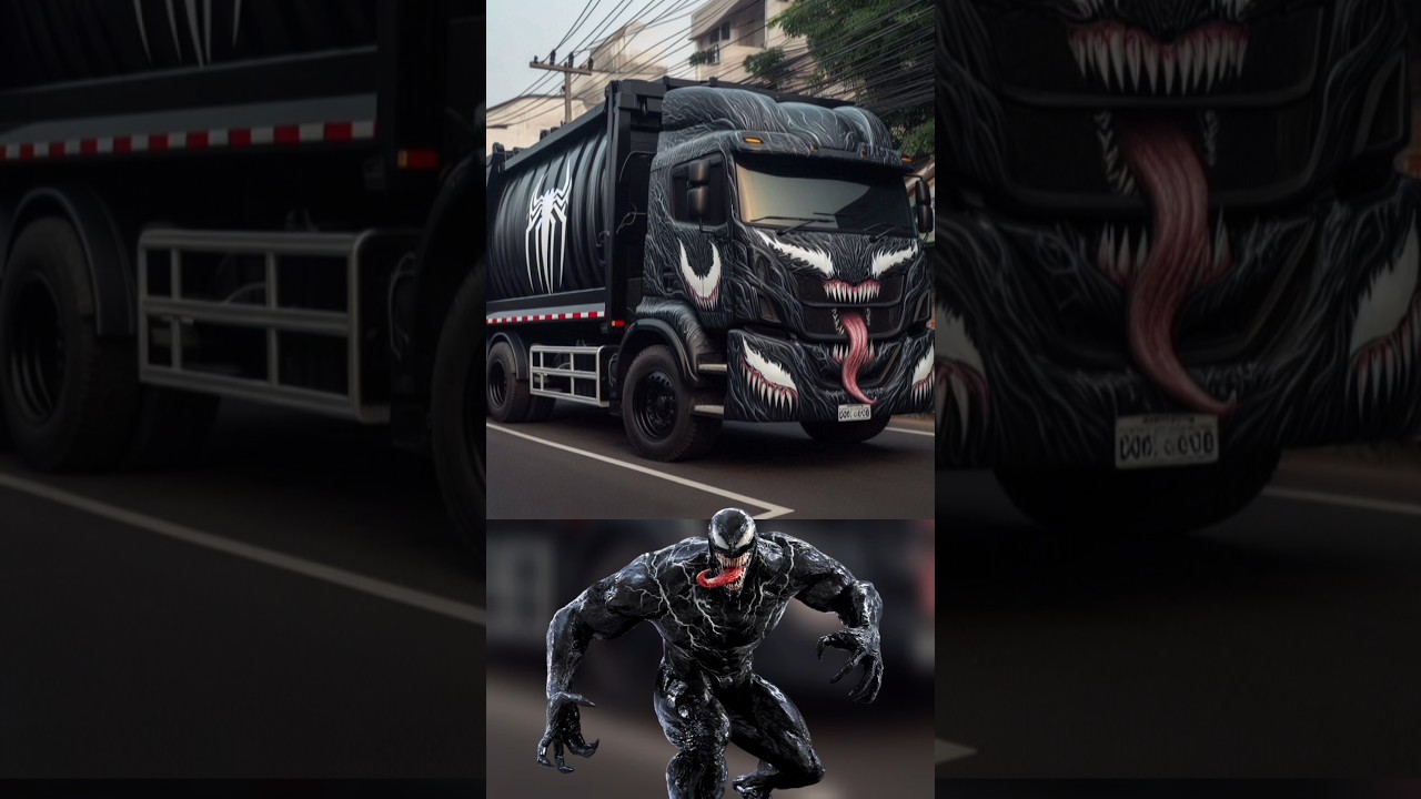 Superheros but garbage truck 🚛 All Characters 