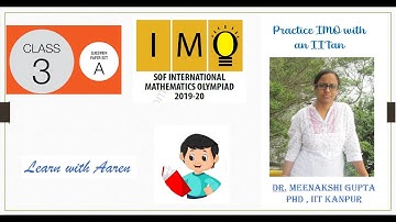International Mathematics Olympiad (IMO) , Class 3, 2019-2020, Set A