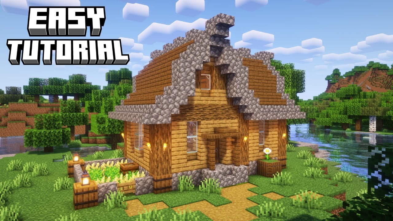 How To Build A Super Easy Starter House | Minecraft Tutorial