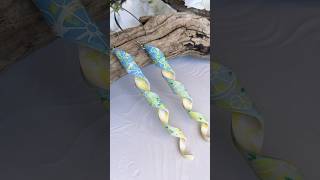 Create Polymer Clay Spiral Earrings with a Citrus Twist