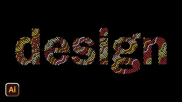 Line Text Effect in Illustrator + Astute Graphics Plugins