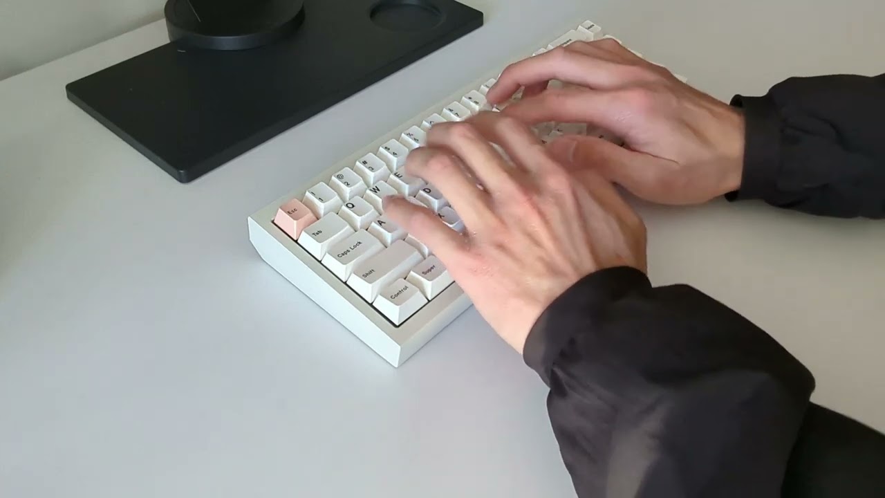 QK65 with Lubed Gateron Oil King Switches Typing Sounds ASMR