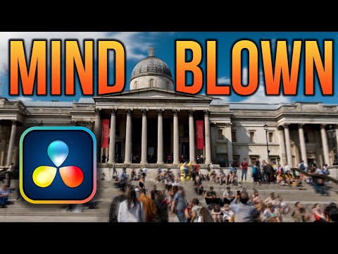 Mind blowing HYPERLAPSE effect in DaVinci Resolve Studio