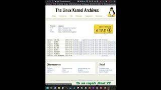 #Linux Kernel passe en version  6.19.11
