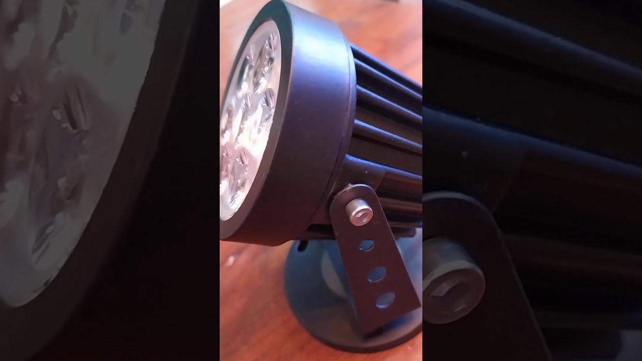 lampu sorot taman 7 watt - YouTube