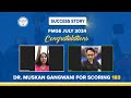 Interview With Dr. Muskan Gangwani From Uzhhorod national university Score is 183