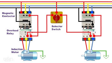 How to run two motor in selector switch @JrElectricSchool