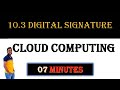Understanding Digital Signatures in Cloud Computing 🔐