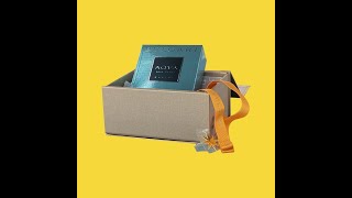 Logo premium slide one side drawer cosmetic holographic holiday gift box small bottle lotion