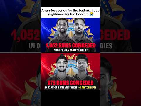 A run-fest series for the batters, but a nightmare for the bowlers 😭#shortsfeed #arshdeepsingh