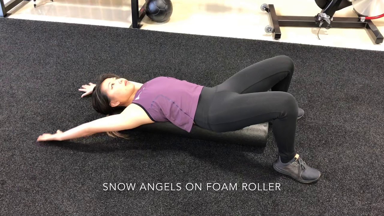 Snow Angels on foam roller YouTube